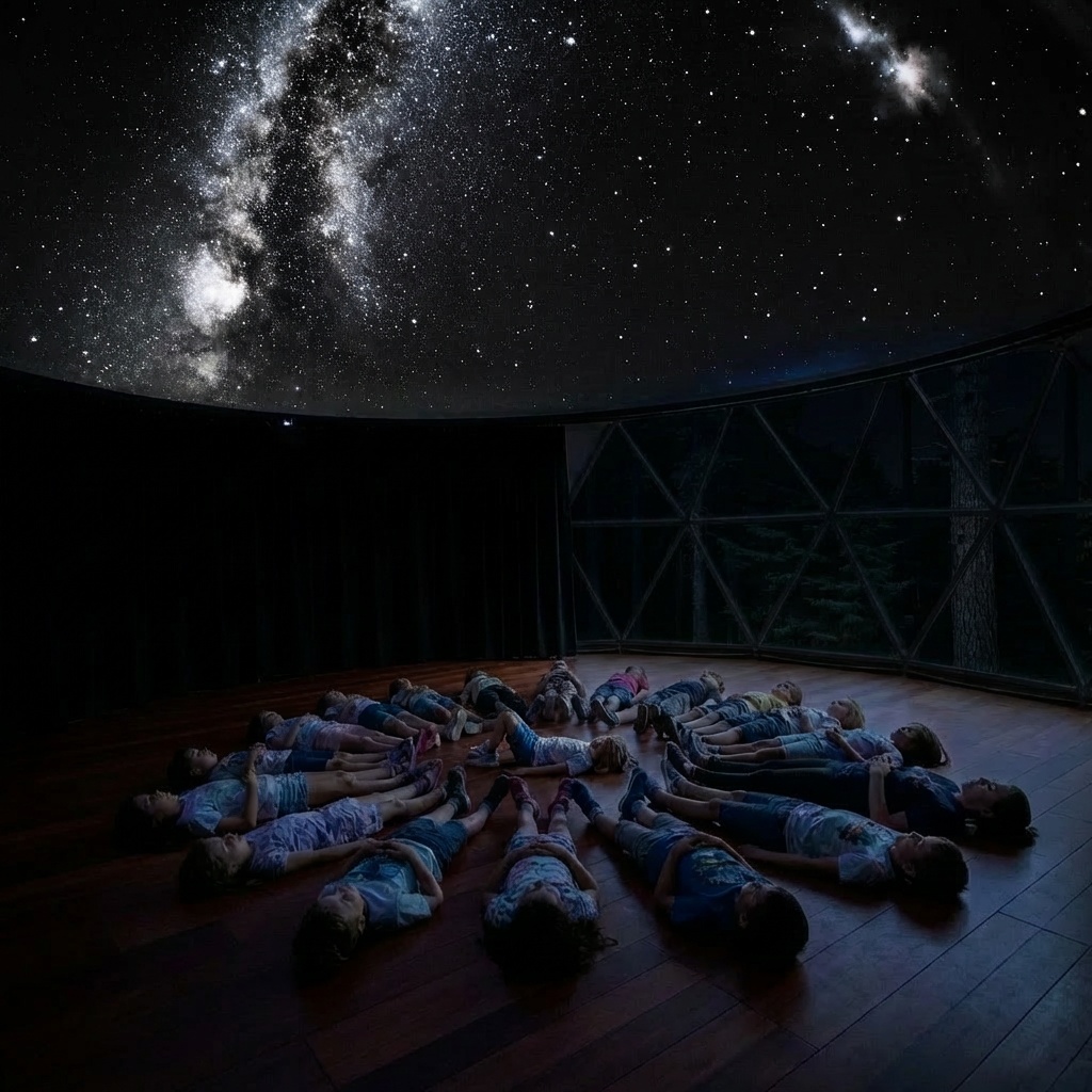 The dome as a planetarium
